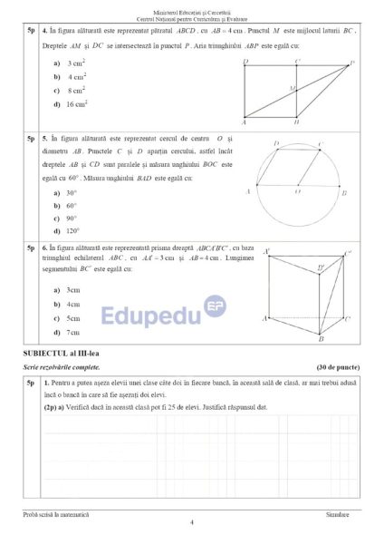 evaluare nationala