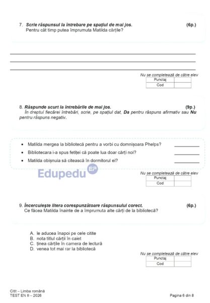 evaluarea nationala
