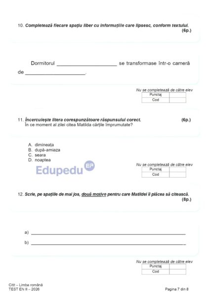 evaluarea nationala