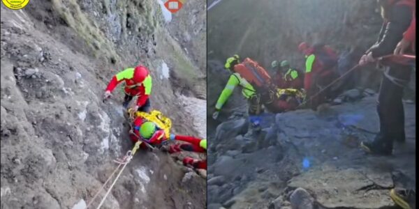 Intervenție dramatică în Bucegi. Un turist a căzut într-o prăpastie și a fost salvat după 7 ore 33 bucegi