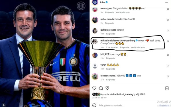 Gestul făcut de Mihaela Rădulescu pentru Cristi Chivu a atras imediat atenția fanilor 26 cristian chivu