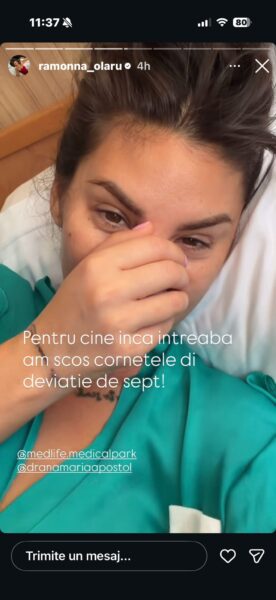 Ramona Olaru în spital