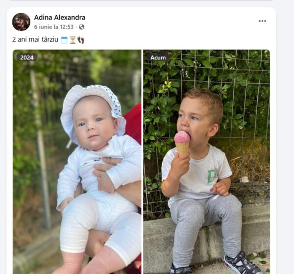 copii Alexandru Neacsa. Foto: Facebook / Adina Alexandra