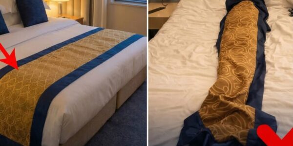De ce pun hotelurile o bandă decorativă la capătul patului. Adevăratul motiv, mult mai practic decât pare 27