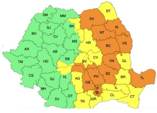 București, sub dublă avertizare ANM: Anunțul meteorologilor 26 anm