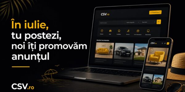 În luna iulie, CSV.ro lansează campania „Tu postezi, noi îți promovăm anunțul”.