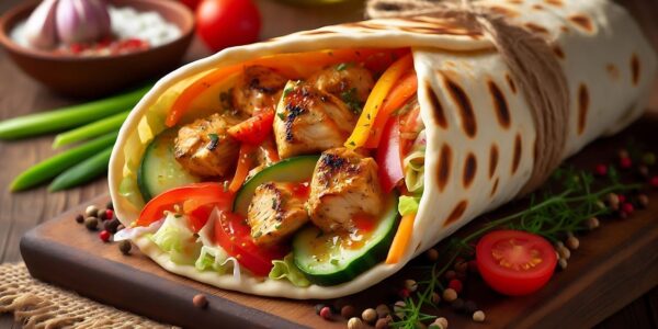 Rețetă de shaorma de casă. Trucul care te ajută să slăbești chiar dacă mănânci fast-food