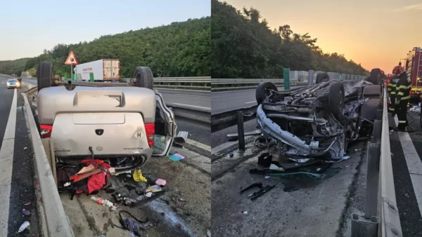 Accident cumplit pe Autostrada A1, în județul Sibiu. O fetiță de 5 ani a murit după ce mașina familiei s-a răsturnat, iar mama și fratele ei au ajuns la spital 26 accident mortal