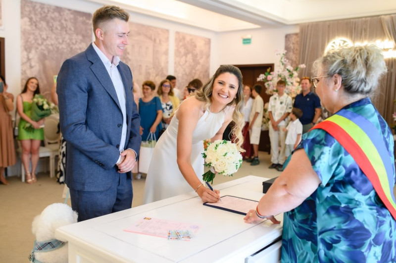 Nuntă în tenis. Irina Begu s-a căsătorit cu antrenorul său. Imagini de la ceremonie