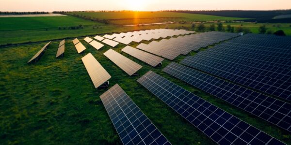 sistem fotovoltaic amplasat la nivelul solului