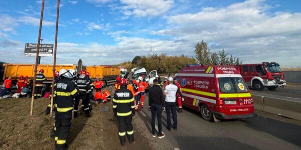 Accident grav lângă București. Doi oameni au murit și 14 persoane sunt rănite 26 accident Ilfov. Foto: ISU Ilfov