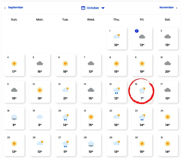 Se schimbă radical vremea în România. Pe 16 octombrie ar putea apărea primele ninsori 26 meteo